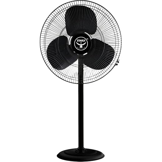 Starly AirBlaze 600mm Pedestal Fan High Speed Air Delivery 1