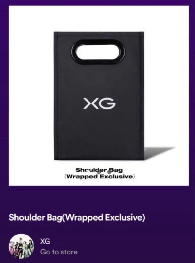 XG グッズ　ショルダーバッグ　Spotify 限定品　Shoulder Bag Amazon.co.jp: 限定品 XG Shoulder Bag Spotifyトップリスナー 1