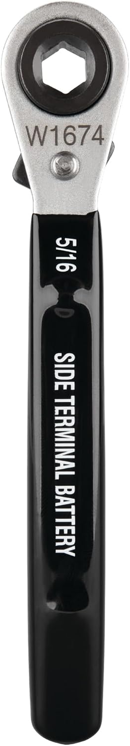 Performance Tool W1674 Side Terminal Battery Wrench - Professional Grade Tool for Tightening and Loosening Battery Connections