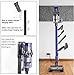 XIGOO Storage-Stand-Docking-Station-Holder Compatible with V15 Detect V11 V10 V8 V7 V6 Cordless Vacuum Cleaners & Accessories, Stable Metal Bracket Organizer Rack, Brushed Black