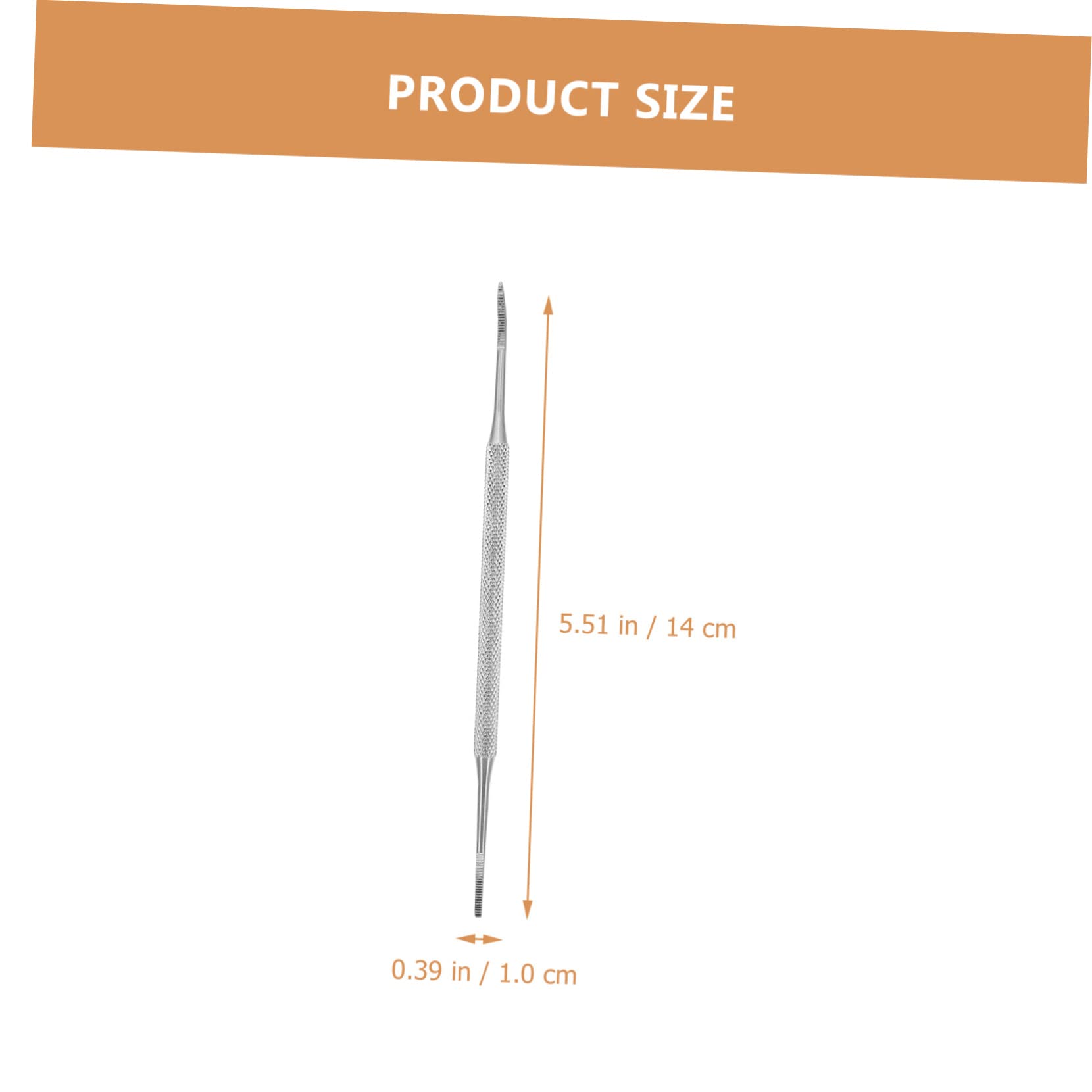 FRCOLOR 4sets Professional Nail Care Kit Double-end Nail Cleaner Ingrown Toenail Lifter Easy Handling Grip 3pcs*4