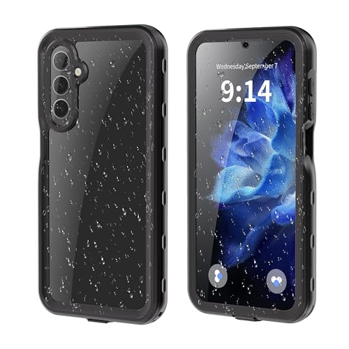 Lunivop Compatible with Samsung Galaxy A16 5G Case 6.7'' 2024 Waterproof Dustproof【IP68 Underwater】 Diving Swim Clear Built-in Screen Protection Lanyard 【Military Grade Full Body】 Phone Cases