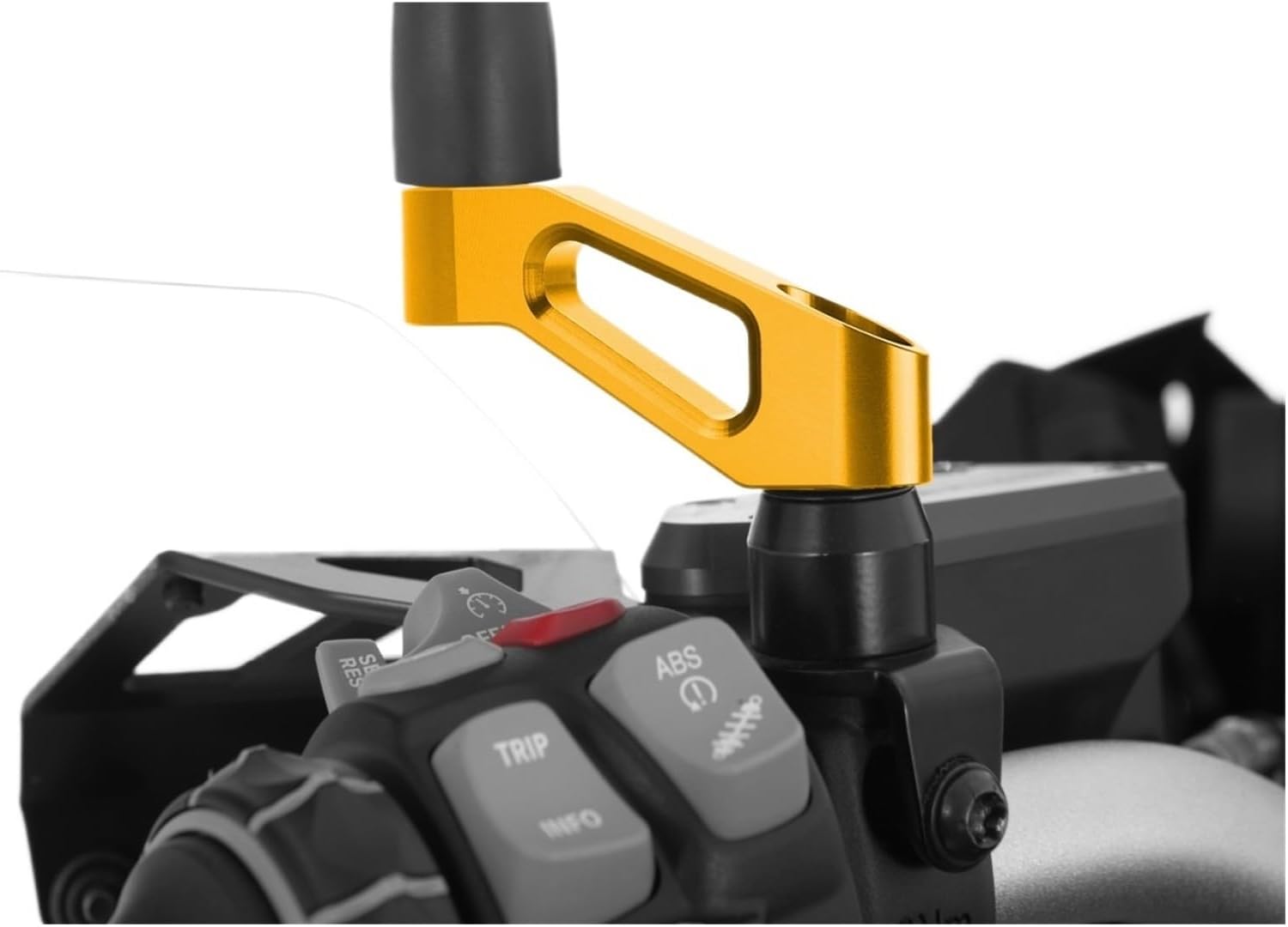 Motorcycle Accessories Compatible With BMW R1200 GS R1250 GS LC ADV Adventure R1200GS R1250GS HP Rear View Mirrors Extension Riser Extender(R1200GS-BLACK)