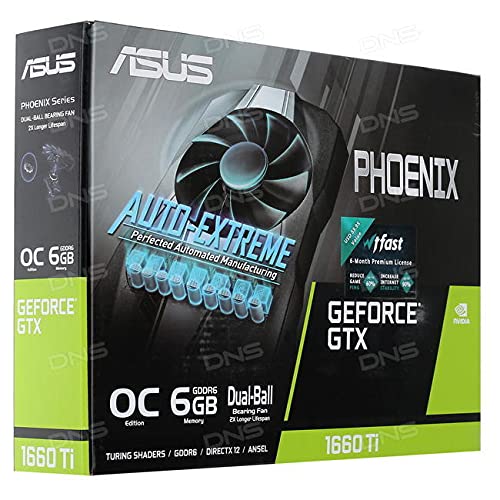 ASUS Phoenix GeForce GTX 1660 OC Edition 6 GB GDDR6 grafische kaart, gaming koellichaam voor HTPC - Image 7