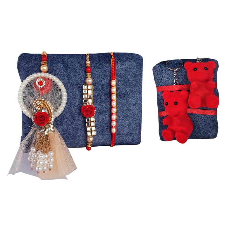 Image of NUTRI MIRACLE Rakhi Gift Hamper Filled with Dry Fruits and Assorted Chocolates | Thoughtful Birthday Gift Basket | Return Gift Idea for Anniversary