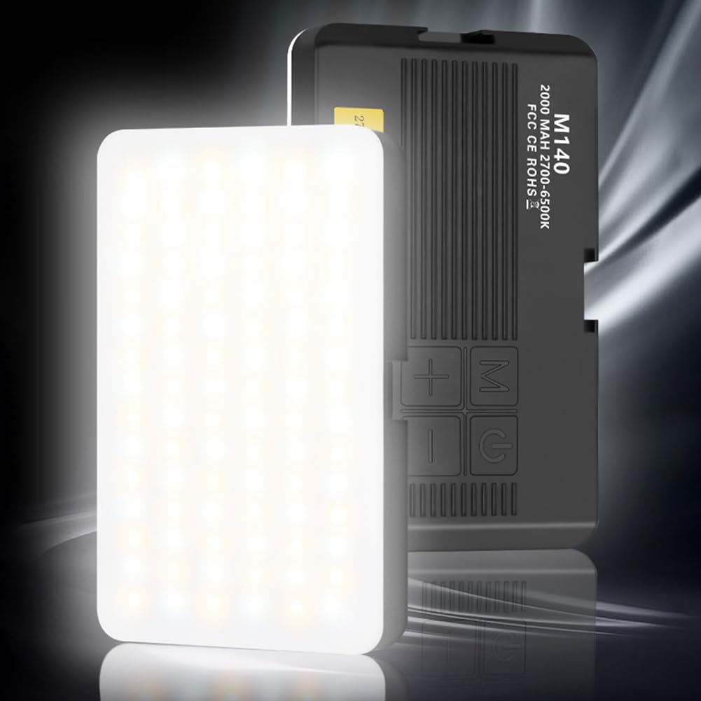 Luce Video RGB 2700-6500K Lampada di Appoggio Portatile Ricaricabile per Fotografia e Vlogging