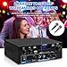 Bluetooth Amplifier AK-55 Plus Stereo Receivers Amp 2.0 Channel RMS 70W x2 Mini Power Amplifier Home Audio for Speakers with TPA3116D2 Chips, BT/USB/AUX,Optical & Coaxial Inputs, FM Radio, MIC/Echo
