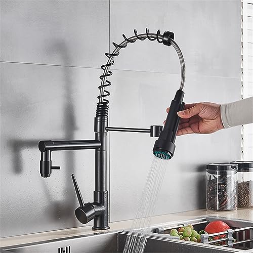 Mitigeur eau chaude/froide au design moderne en bronze pour évier haut de gamme - 5