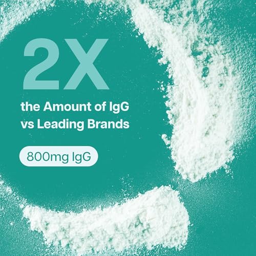 Image of 4000mg 800 IgG Grass Fed with Probiotics Bovine Colostrum Powder Supplement for Kids & Adults with Immunoglobulins (132 Grams, Unflavored)