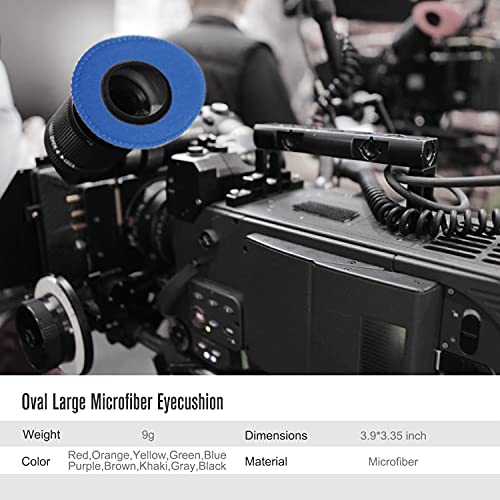 Image of OPENMOON Oval Large Viewfinder Eyecushion for Alexa Mini Amira Cameras (Ultrasuede Orange)