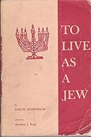 To Live as A Jew 0870685244 Book Cover