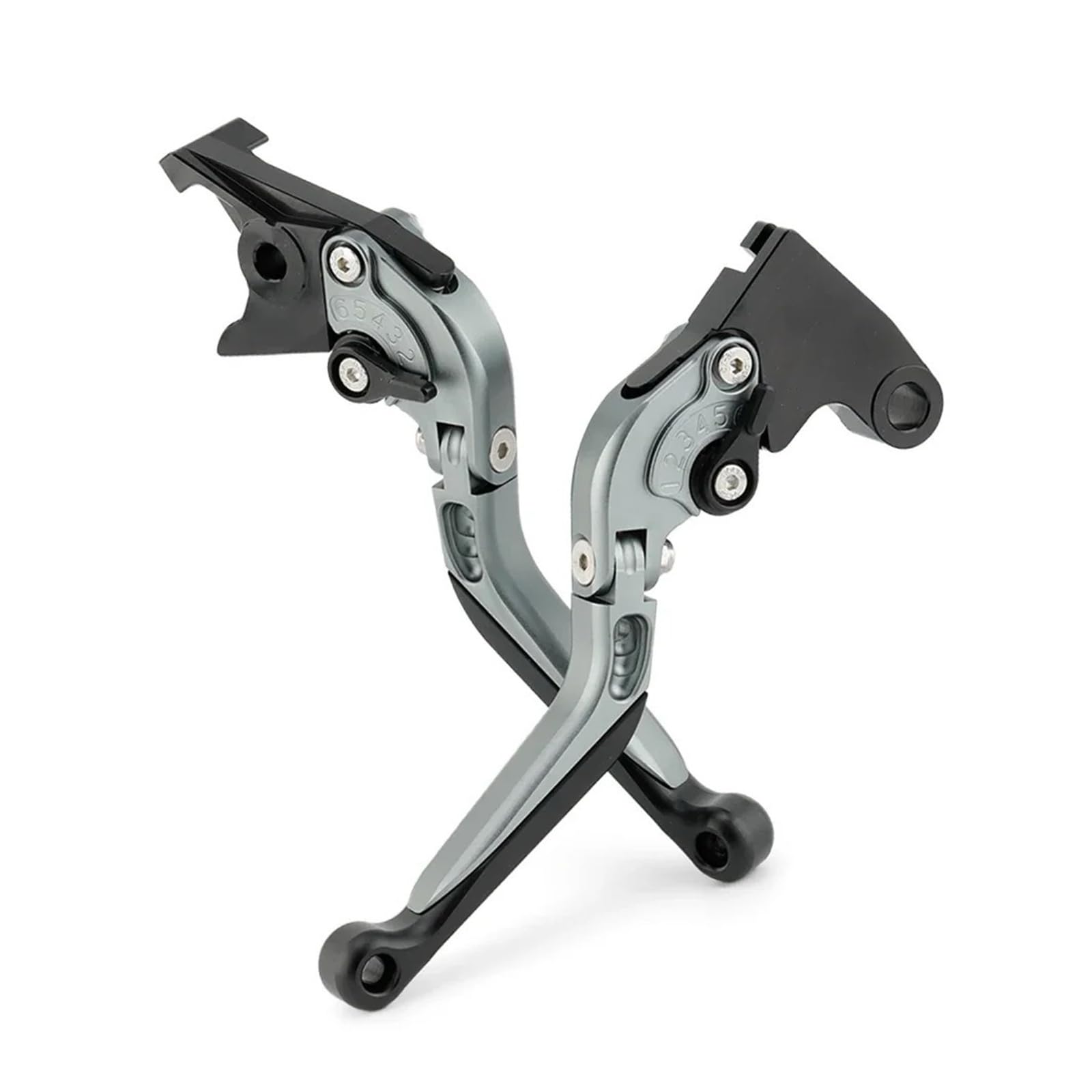 Palancas de freno y embrague plegables Street Triple S 660 2020 2021 2022 titanio