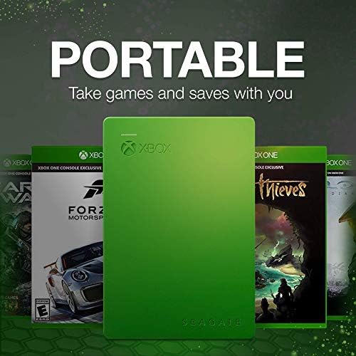 Seagate Game Drive for Xbox Green External Hard Drive Xbox One & 360 USB 3.0 (Renewed), Capacity:2.000GB (2TB) — view 4