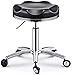 Stołek na kołach Beau stołek, stołek lekarza, krzesło tatuażu, stołek do podnoszenia obrotowego,krzesło,krzesło, domowa moda stołek, łatwy do czyszczenia, łatwy w montażu (Color : Noir)