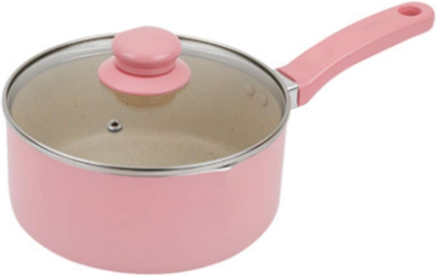 Aluminum Alloy Milk Pan Nonstick Small Soup Frying Pan Ergonomic