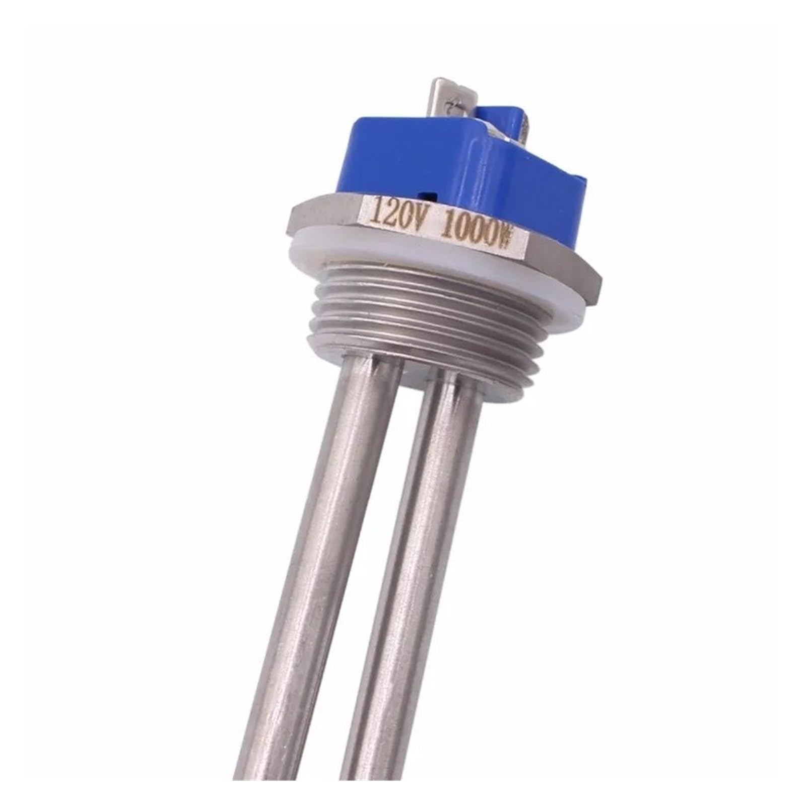 Grzałka zanurzeniowa 220V 1 cal gwint zanurzeniowy podgrzewacz wody elektryczny grzejnik rurowy SUS304 500W-1500W (z gwintem, 1000w)