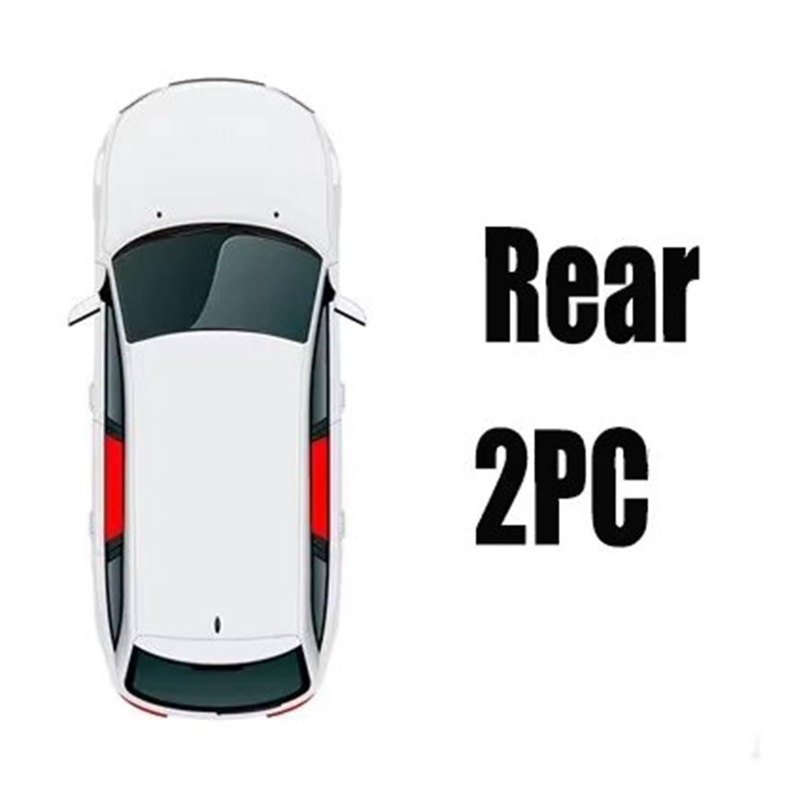Kfz Outdoor Abdeckplane Für Skoda Für Karoq 2017-2023 Auto Fenster Sonnenschutz Magnetische Vorhang Mesh Frontscheibe Rahmen Vorhang Autoscheiben Sonnenschutz(2PC Rear)