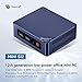 Beelink 12th Gen Intel Alder Lake-N95 Processor (up to 3.40GHz) Mini Computer, MINI-S12 Mini PC Windows 11 Home, 8GB RAM 256GB SSD Business Mini Desktop PC, 4K Dual HDMI, 2.5G LAN/WiFi 5/BT4.2