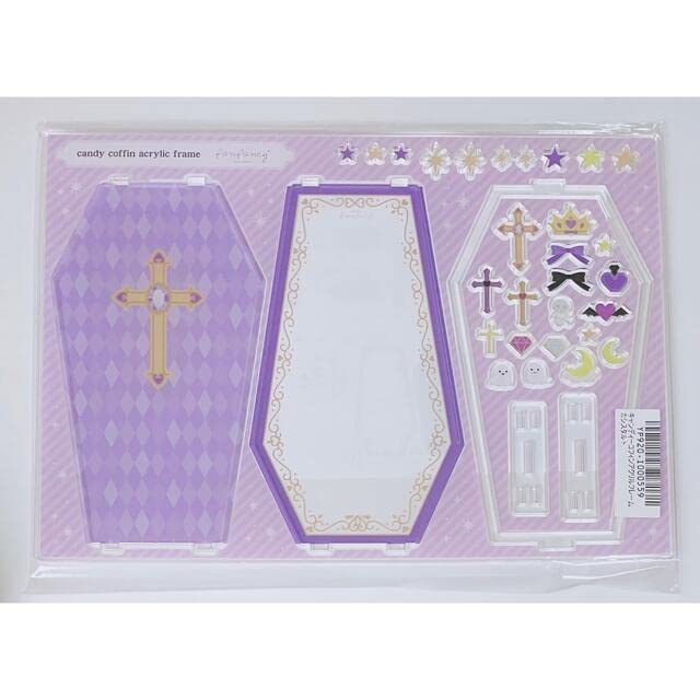 ??????? FUKUYA Fukuya Acrylic Frame Coffin Purple