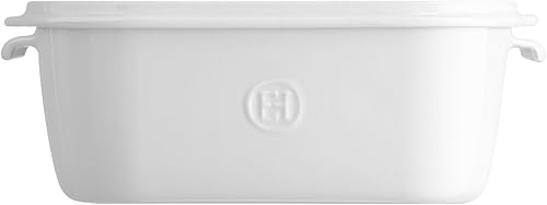 Miniatura 3 de Emile Henry Caja de almacenamiento de quesobandeja para servir, 12 x 8 x 4.4 pulgadas, crema