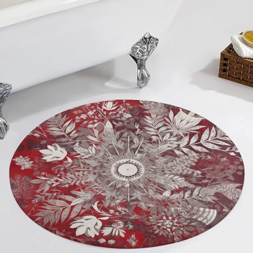 Alfombra de cocina pequeña lavable con copo de nieve 6