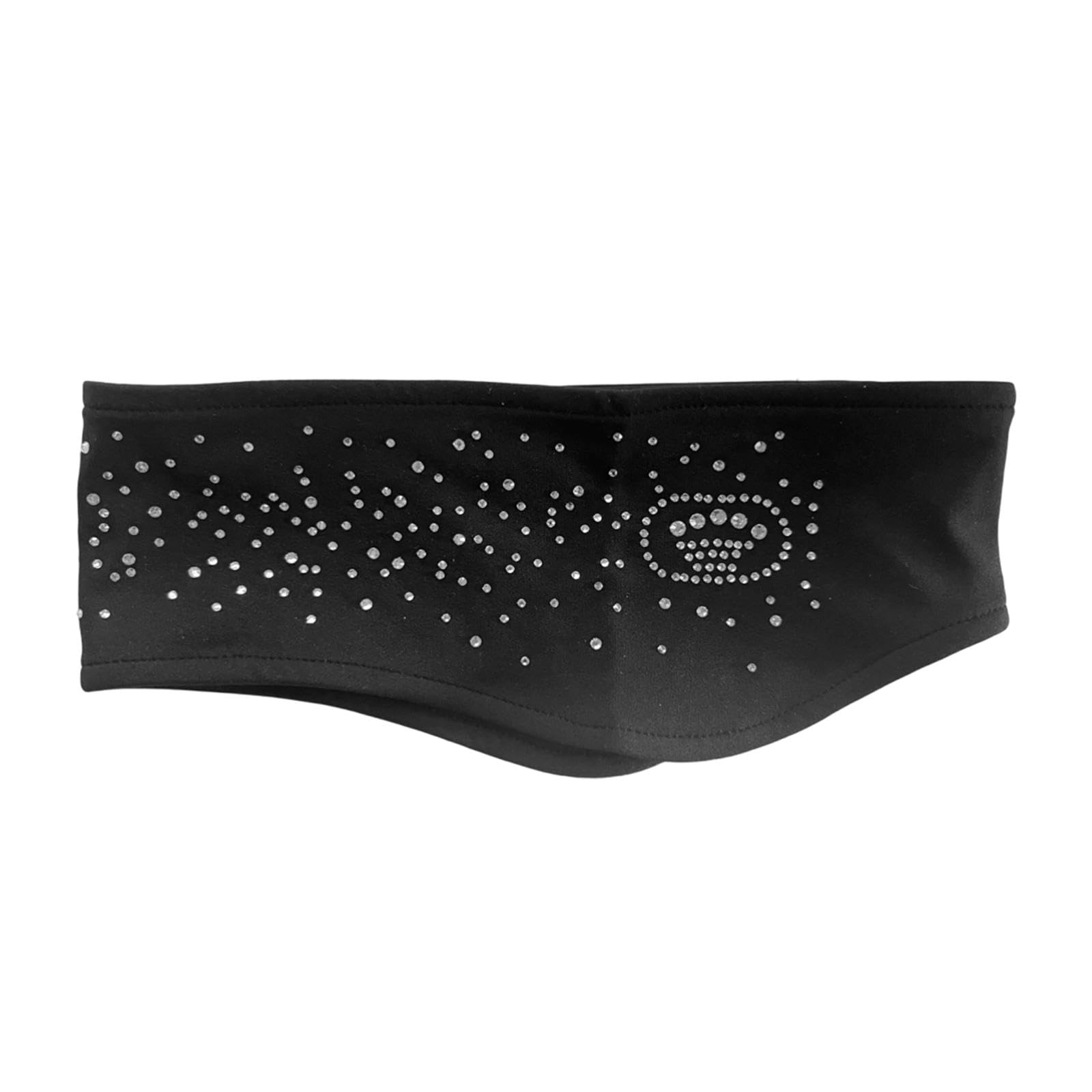 Fascia per Pattinaggio Artistico, Fascia Sportiva, Fascia Protettiva in Poliestere Traspirante, Assorbente Del Sudore, per Donne, Corsa, Ginnastica, a, Nero