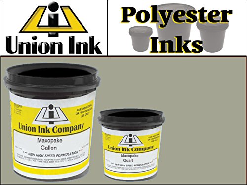 Union POLY Ink - Plastisol Screen Printing Ink for Polyester - Gray (Quart)