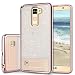 Phone Case for LG Stylo 2 Plus, LG Stylus 2 Case, LG Stylo 2 Case, BENTOBEN Shockproof Ultra Slim Dual Layer Hybrid Bling Glitter Case Cover for LG Stylo 2 Plus / LG Stylo 2 / Stylo 2V Cute Rose Gold
