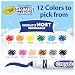 Crayola Broad Line Markers (12 Count), Washable Markers for Kids, Assorted Colors, Arts & Crafts Supplies, For Coloring Books & Art Projects, Ages 3+, Image 2 Crayola Broad Line Markers (12 Count), Washable Markers for Kids, Assorted Colors, Arts & Crafts Supplies, For Coloring Books & Art Projects, Ages 3+, Image 2
