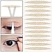 800PCS (400 pairs) Single-Sided Lace Mesh Olive Breathable Double Eyelid Stickers Flesh-Colored Invisible No Trace Waterproof long-lasting Super Sticky Self-Adhesive Double Eye Tape Tools