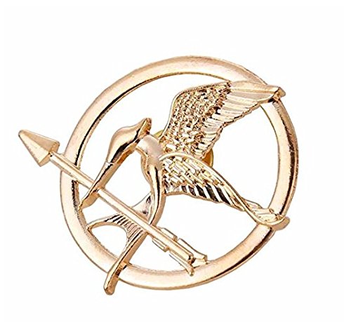 DDG EDMMS The Hunger Games Movie Mockingjay Prop Rep Pin (Mockingjay Golden)