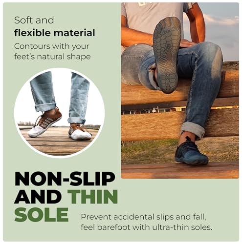 Image of Hike Footwear Colson Pro Barefoot Shoes, Wide Toe Box, Non-Slip | Quick-dry breathable mesh, flexible thin soles, arch support, promotes natural gait, for walking running gym