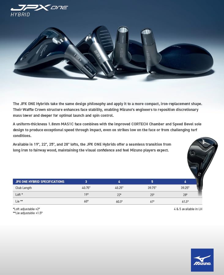 Mizuno JPX One Hybrid Golf Club