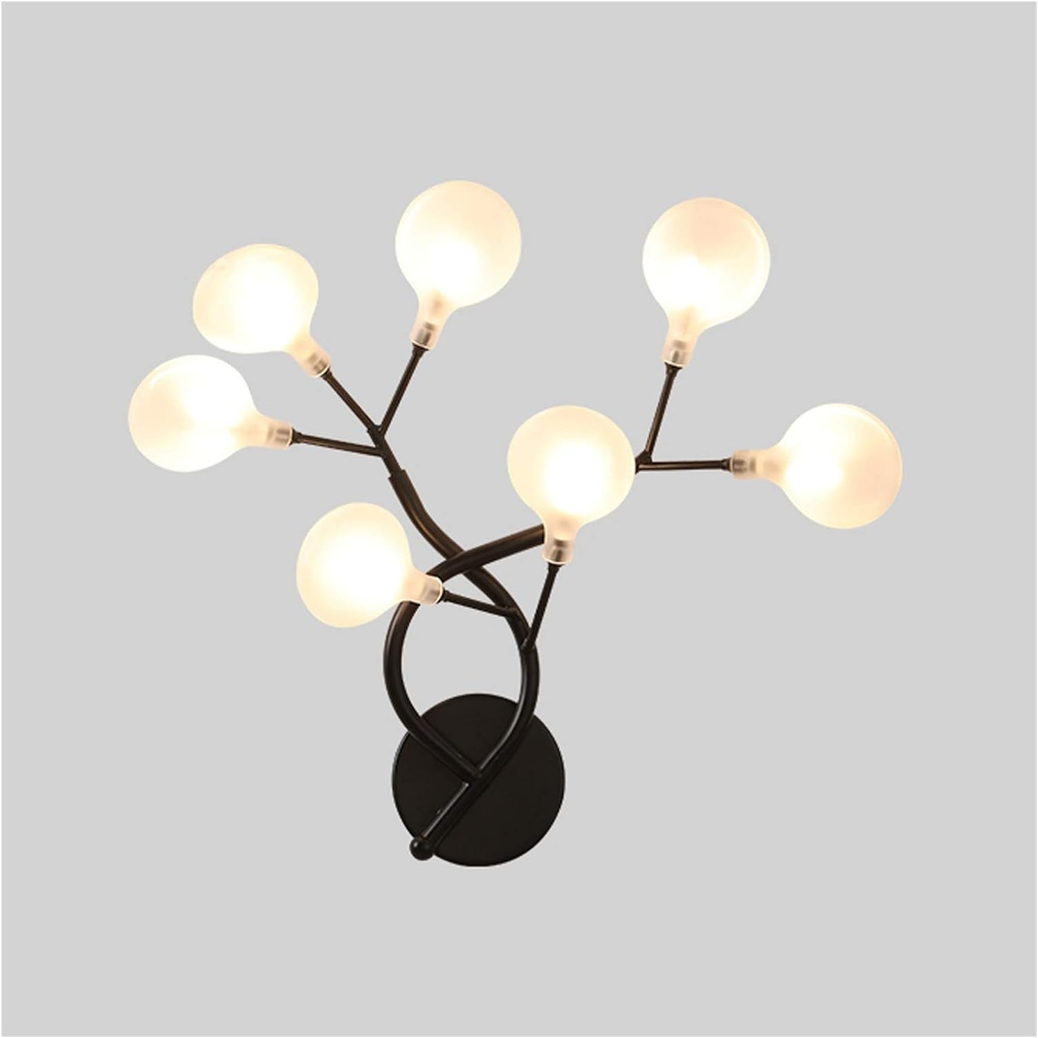 Olskfuh Black B Wall Lamps Compatible With Living Room - Firefly Wall Lamp Modern Stylish Wall Lamp Light Bedroom Bedside Lamp Wall Sconce Lamp Compatible With Living Room Dining Aisle L,