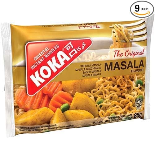 Image of KOKA Instant Noodles - Masala Flavour(85 gm x Pack of 5) inch(HALAL Certified) inch