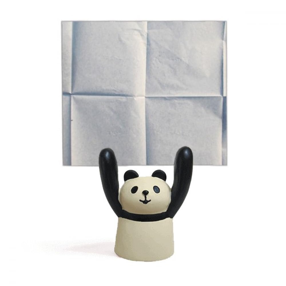 Support de mémo panda Paper Clean pince note de bureau et porte photo
