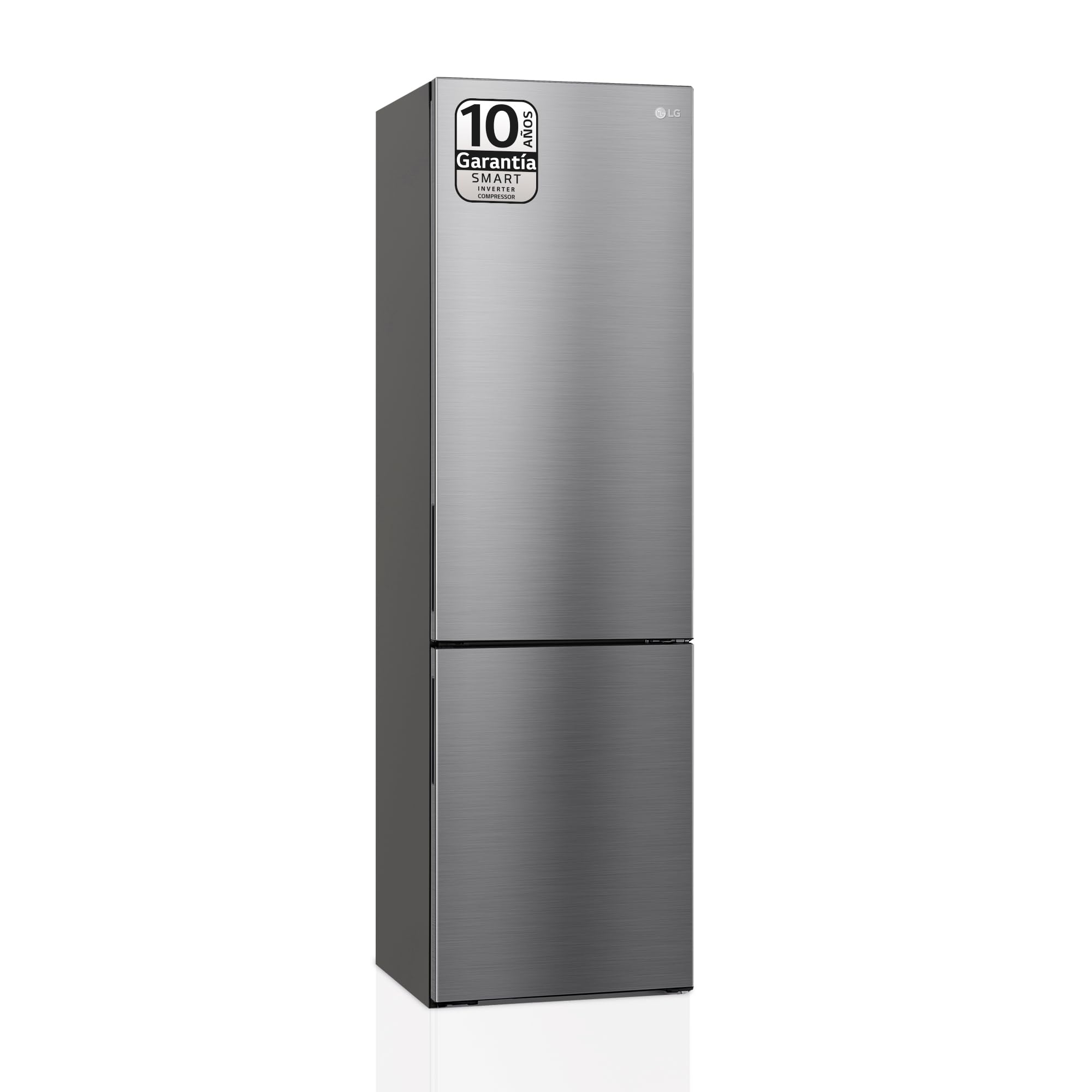 LG GBM22HSADH - Frigorífico Combi, 2m, Clasificación D, capacidad de 358l, inox antihuellas, serie 200, 203 cm