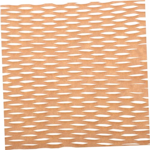 LALAFINA 100 Peças Papel De Embrulho Kraft Papel De Favo De Mel Amortecimento Envoltório De Favo De