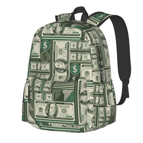 Jbofyee Money Laptop Backpack For Men Women
