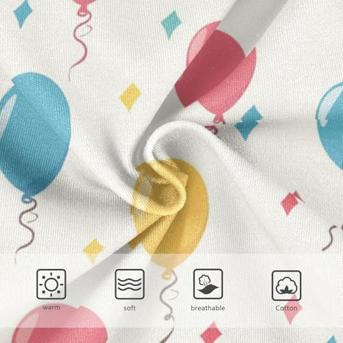 ZZKKO Colorful Balloon Girls Underwear Toddler Panties for Girls Comfort Brief Size 2-8T 5