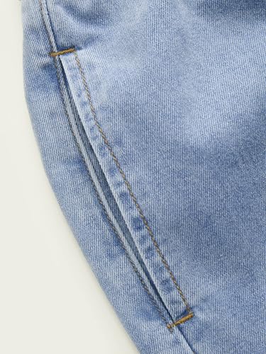 Image of CIDER Drawstring Baggy Jeans Women Mid Waisted Wide Leg Jeans with Pockets