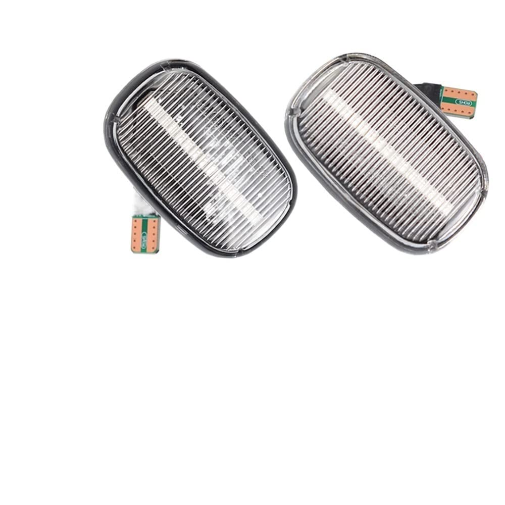 Manoud One Color Dynamic Side Marker Turn Light Indicator Blinker Signal Lamp For Toyota 1992-2007 Corolla E10/E11/E12(Dynamic Crystal)