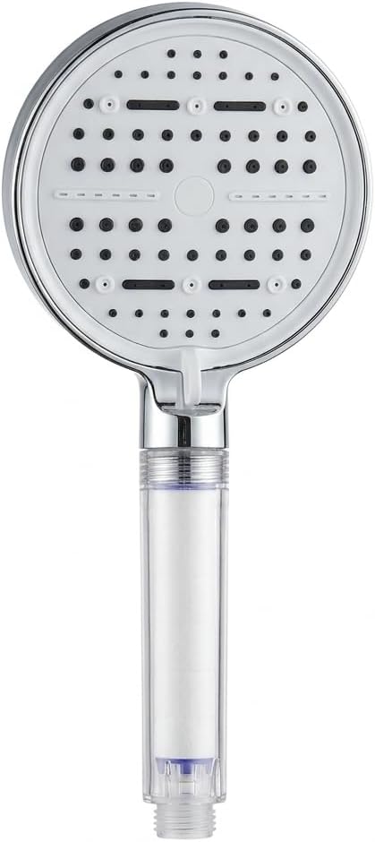 Mayaglory Multi 6 Fonksiyonlu Spa Etkili Filtreli Duş Başlığı Yüksek Basınçlı Su Tasarruflu Klor ve Kireç Önleyici El Duşu, Handshower (Art Deco)