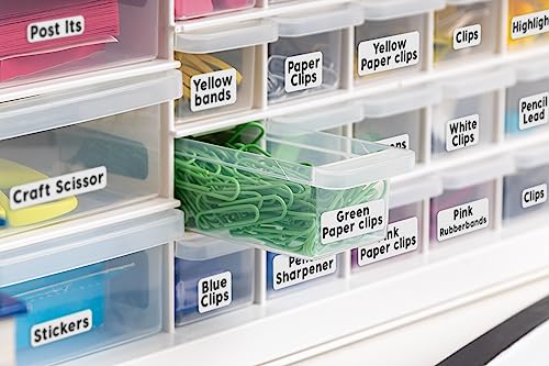 Iris Usa 26 Drawer Stackable Storage Cabinet For Hardware Crafts And Toys, 21.69-Inch W X 7-Inch D X 8.75-Inch H, White - Small Brick Organizer Utility Chest, Scrapbook Art Hobby Multiple Compartment #TOP6