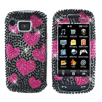 Sparkling Raining Pink Heart Black Full Diamond... 9573207427 Book Cover