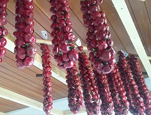 Paprikakranz für UNGARISCHER GULASCH Kirschpaprika Kette cseresznye paprika füzér 1 Meter lang Cover