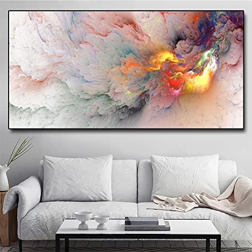 Yodooltly Colored Clouds Abstract Landscape Wall Art Prints Posters For Home Livingroom Bedroom Decoration #TOP3