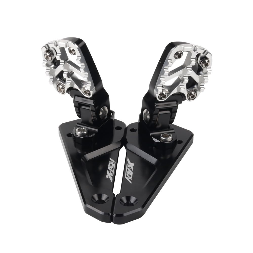 Pédale de pied moto en alu xadv750 argent haut de gamme