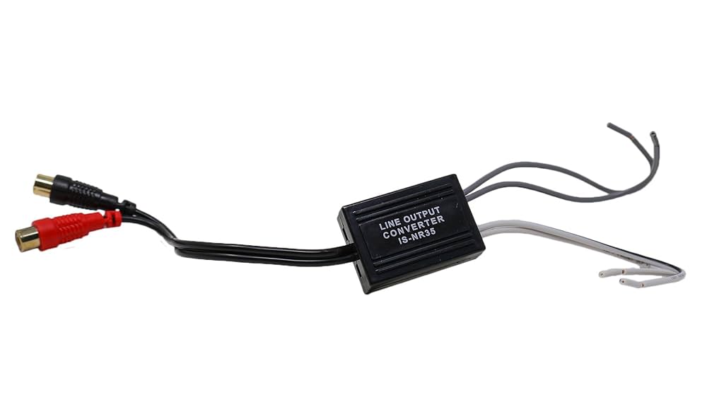 Amazon.com: Speaker Wire to RCA HI/Low Adapter Converter