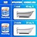 Tub and Tile Refinishing Kit, 18oz Tile Paint Bathtub Paint White for DIY Bathroom Resurfacing, Ceramic/Porcelain Tiles, Glass and Marble Sinks Waterproof, Scratch Resistant, Low Odor with Tools